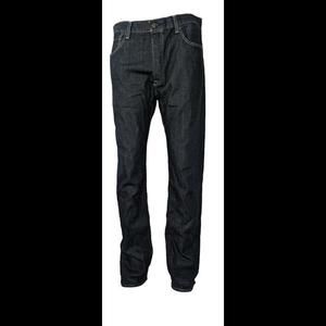 Levi’s Men’s 501 Button-Fly Straight Fit Dark Blue Jeans 36x34